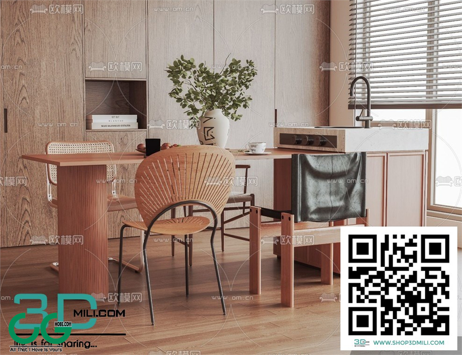 Restaurant Room 3dsmax File 109