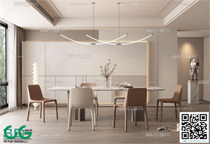 Restaurant Room 3dsmax File 10