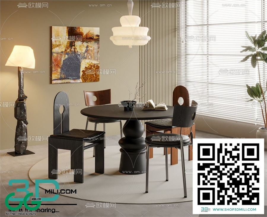 Restaurant Room 3dsmax File 110