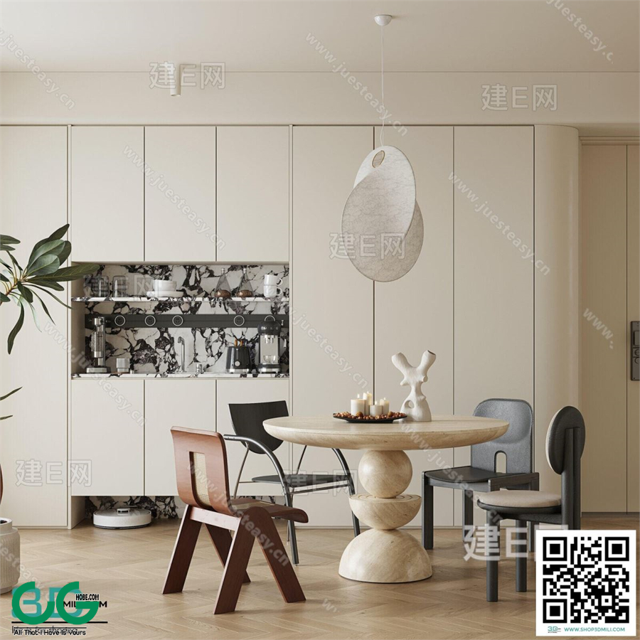 Restaurant Room 3dsmax File 111