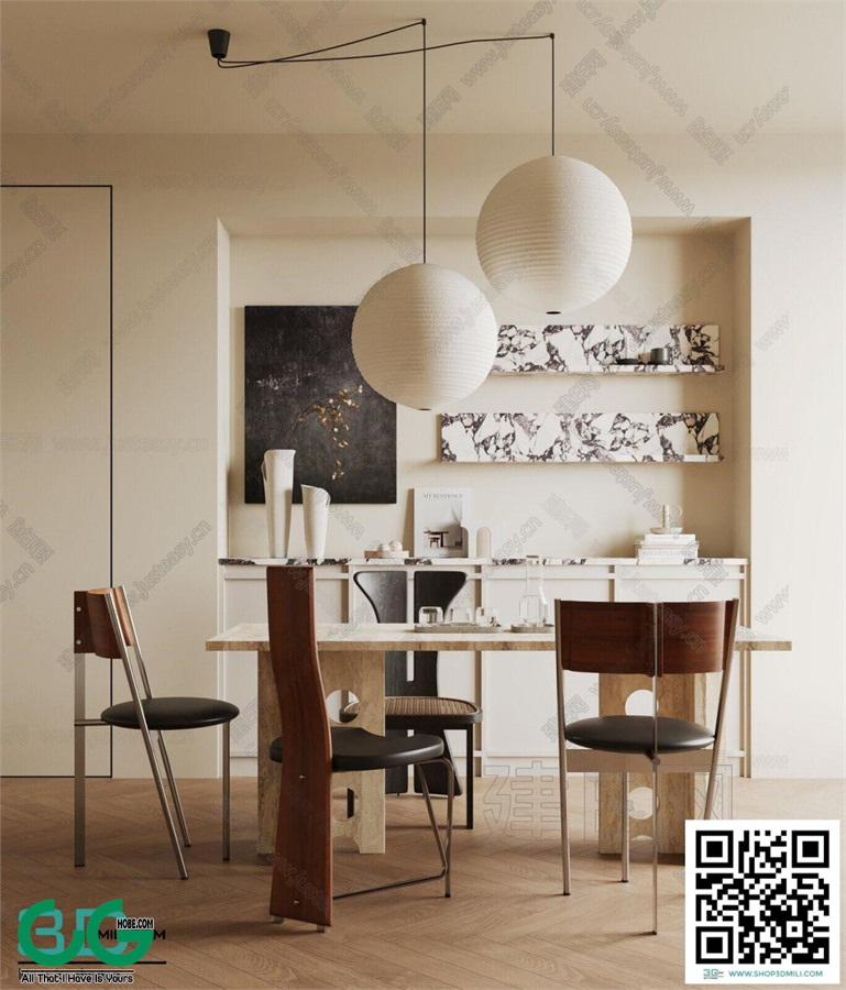 Restaurant Room 3dsmax File 113
