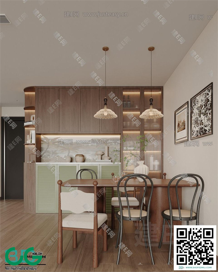 Restaurant Room 3dsmax File 114