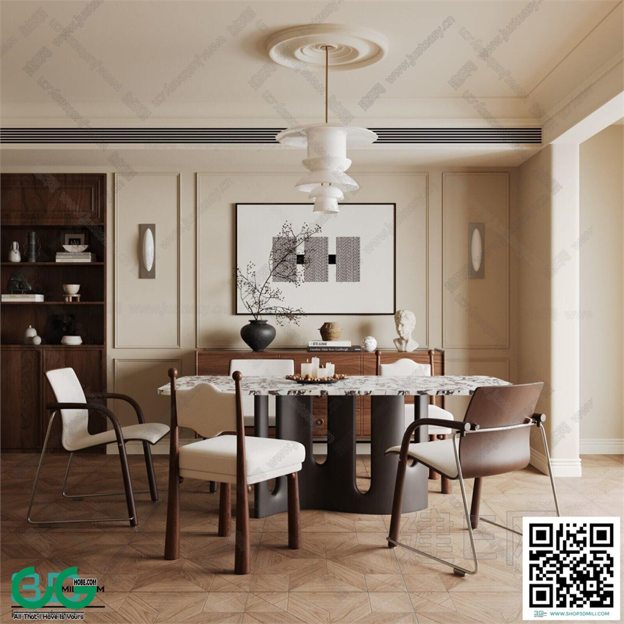 Restaurant Room 3dsmax File 115