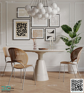 Restaurant Room 3dsmax File 118