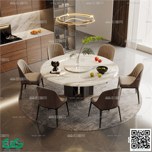 Restaurant Room 3dsmax File 11