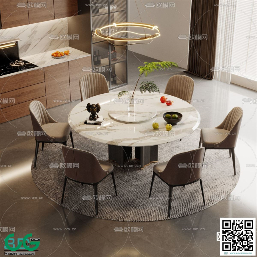 Restaurant Room 3dsmax File 11