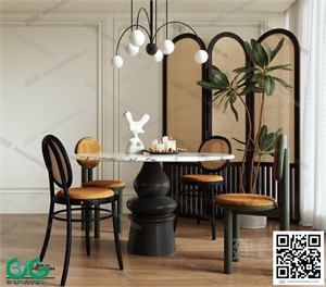 Restaurant Room 3dsmax File 120
