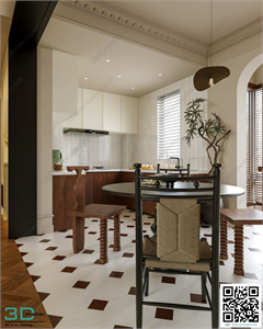Restaurant Room 3dsmax File 123