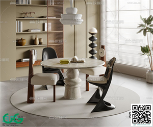 Restaurant Room 3dsmax File 124