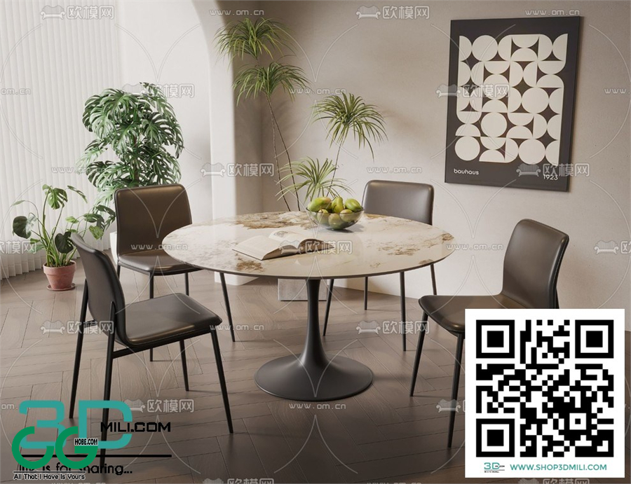 Restaurant Room 3dsmax File 12