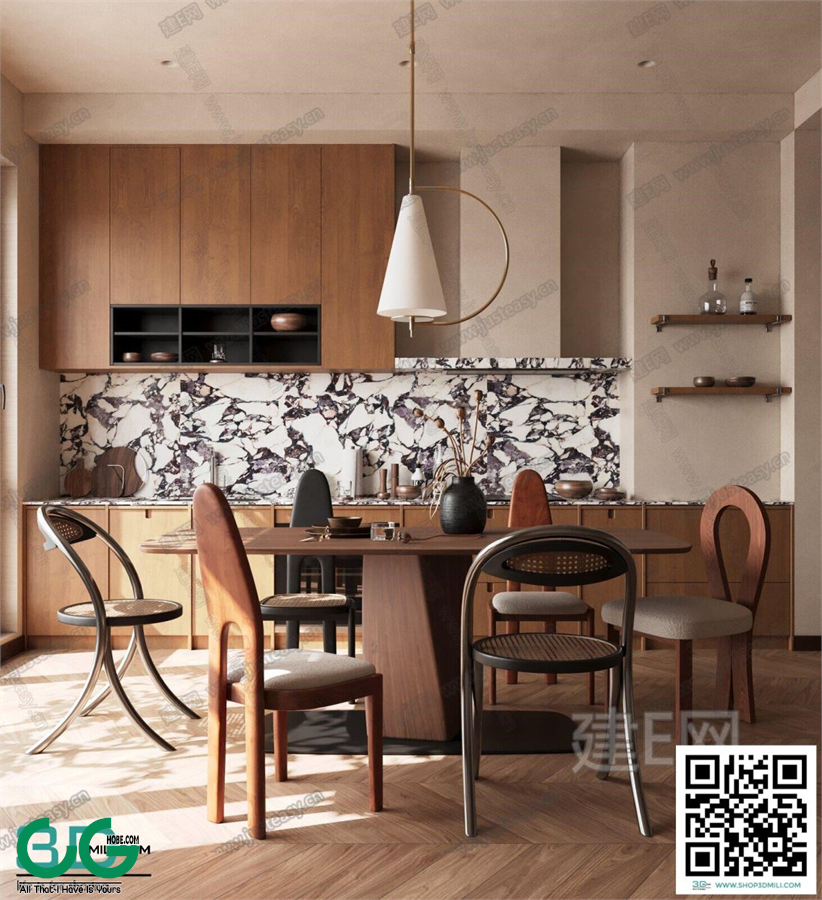 Restaurant Room 3dsmax File 130