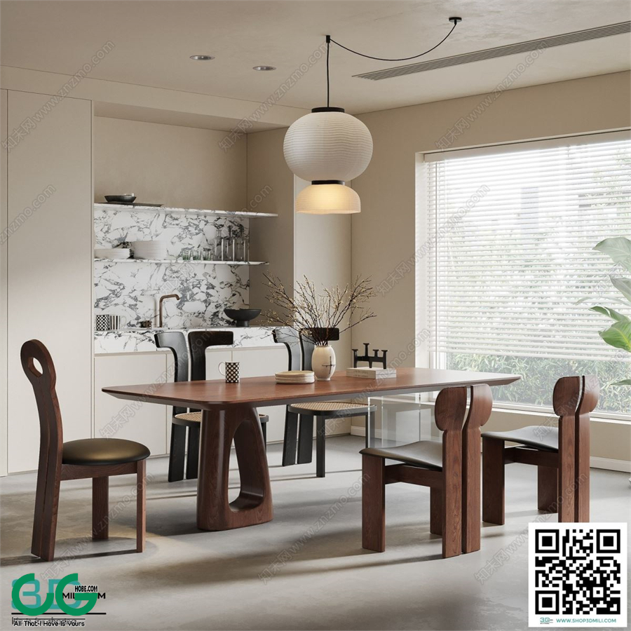 Restaurant Room 3dsmax File 131