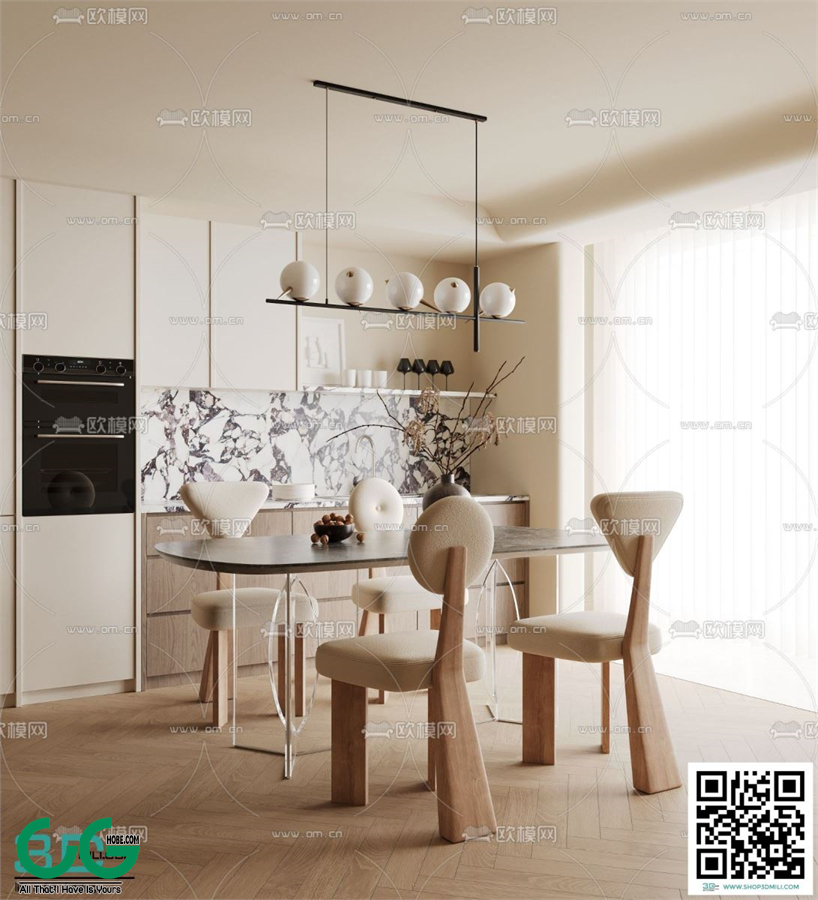 Restaurant Room 3dsmax File 135