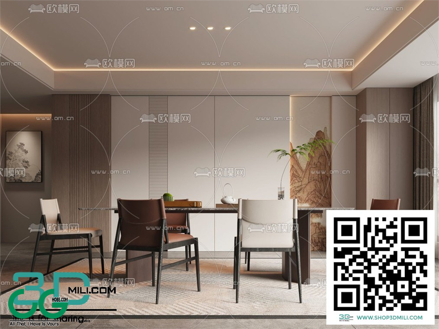 Restaurant Room 3dsmax File 13