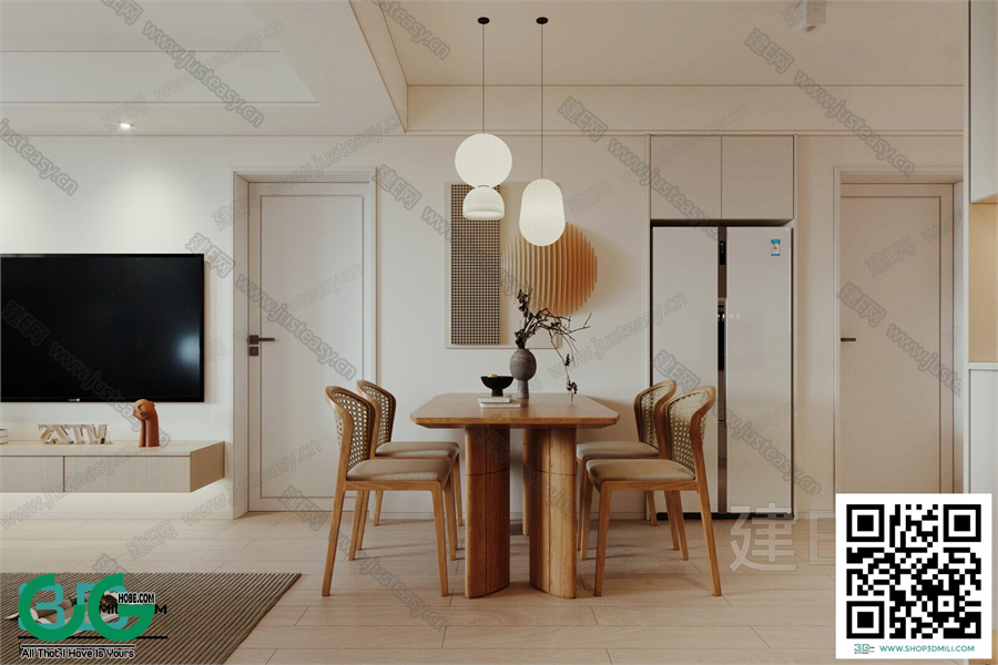 Restaurant Room 3dsmax File 144