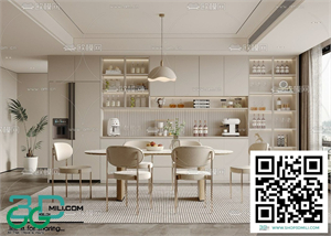 Restaurant Room 3dsmax File 15