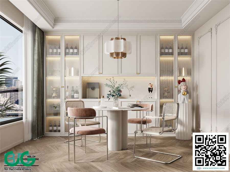 Restaurant Room 3dsmax File 162