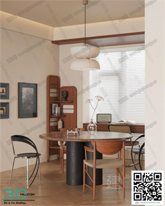 Restaurant Room 3dsmax File 166