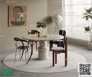 Restaurant Room 3dsmax File 168