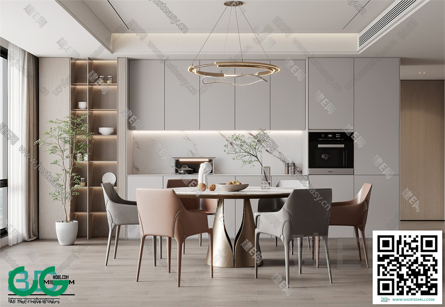 Restaurant Room 3dsmax File 179