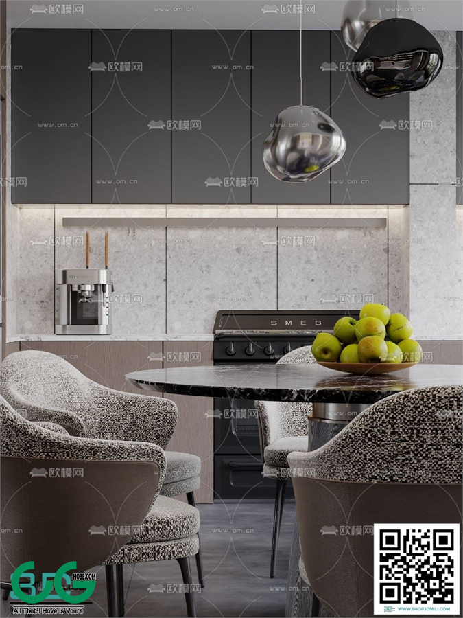 Restaurant Room 3dsmax File 181