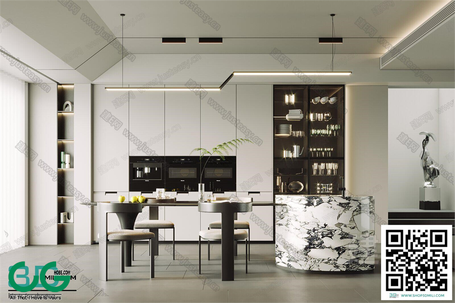 Restaurant Room 3dsmax File 186
