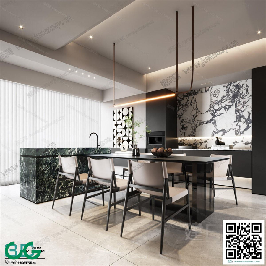 Restaurant Room 3dsmax File 187