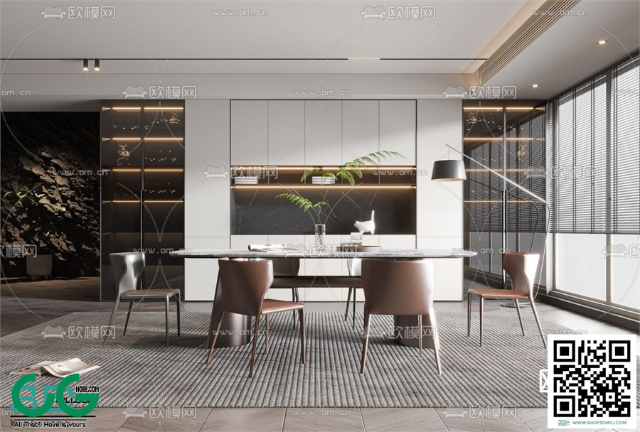 Restaurant Room 3dsmax File 188