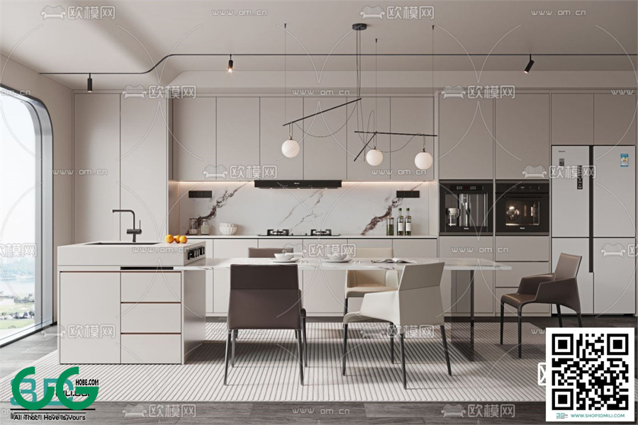 Restaurant Room 3dsmax File 18
