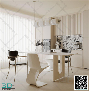 Restaurant Room 3dsmax File 190