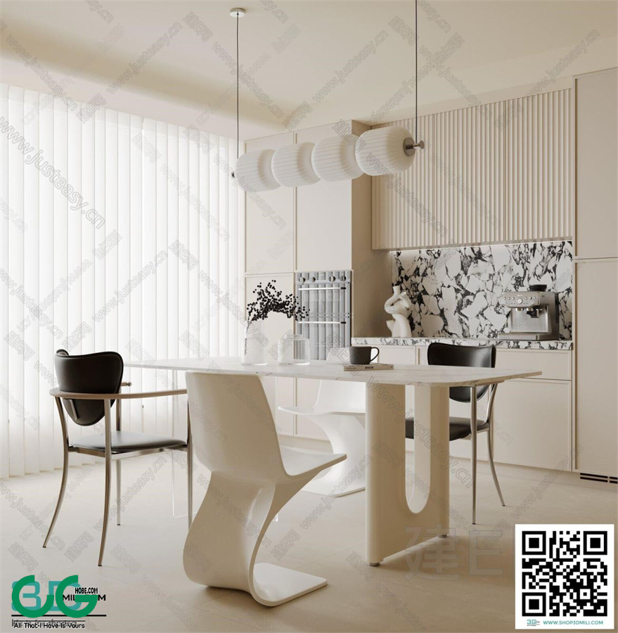 Restaurant Room 3dsmax File 190