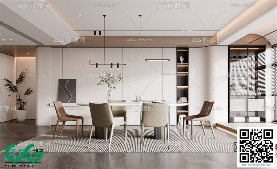 Restaurant Room 3dsmax File 197