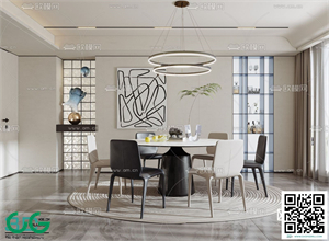 Restaurant Room 3dsmax File 200