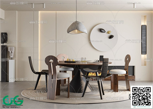 Restaurant Room 3dsmax File 209