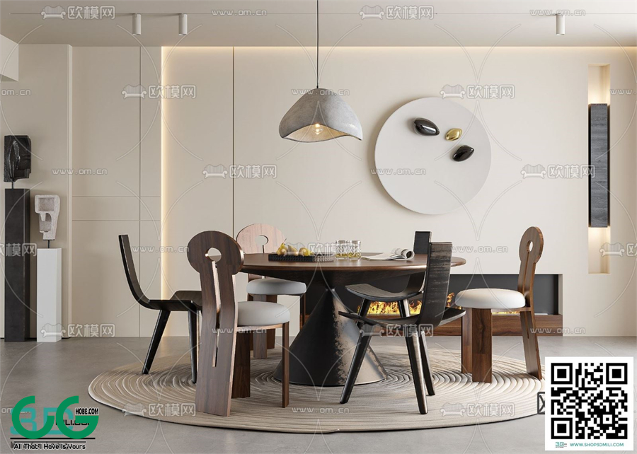 Restaurant Room 3dsmax File 209