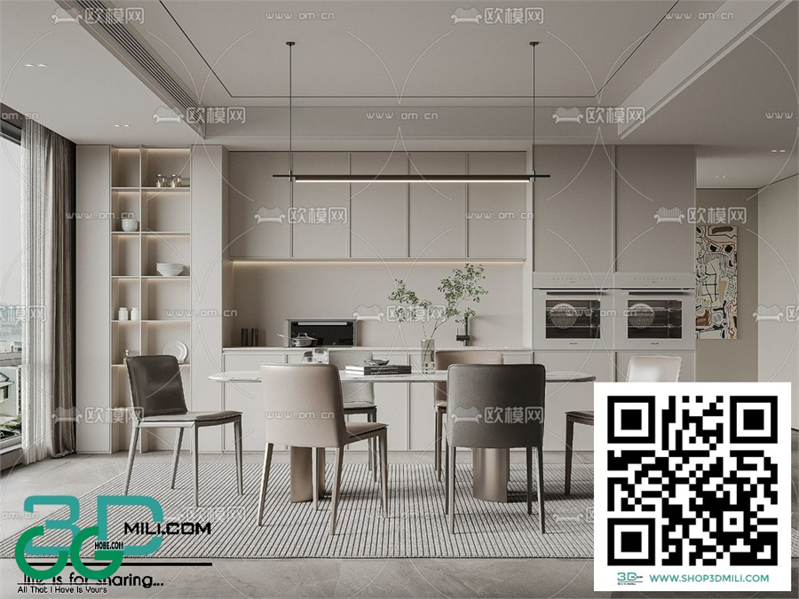 Restaurant Room 3dsmax File 20