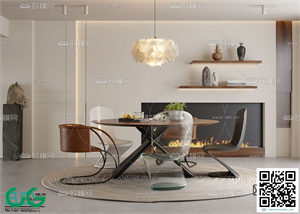 Restaurant Room 3dsmax File 214