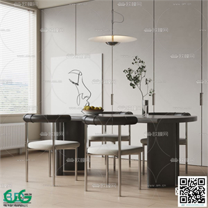 Restaurant Room 3dsmax File 216