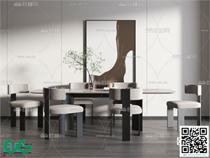 Restaurant Room 3dsmax File 21