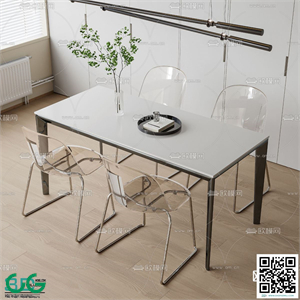 Restaurant Room 3dsmax File 220