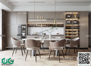 Restaurant Room 3dsmax File 222