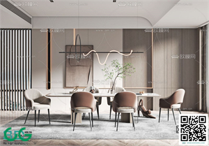 Restaurant Room 3dsmax File 223