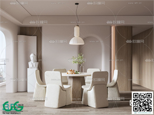 Restaurant Room 3dsmax File 224