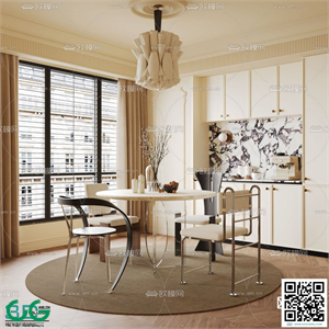 Restaurant Room 3dsmax File 23