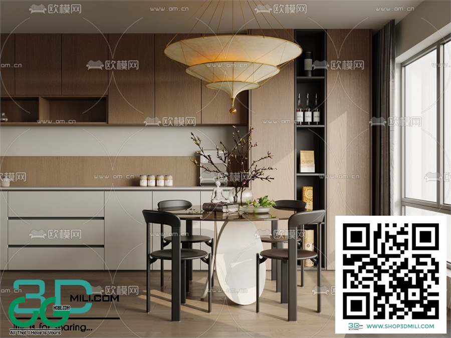 Restaurant Room 3dsmax File 28