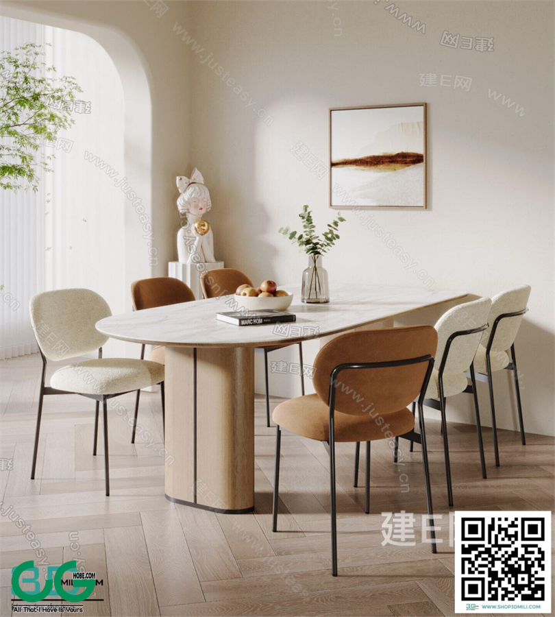 Restaurant Room 3dsmax File 32