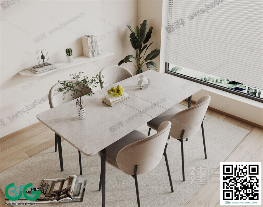Restaurant Room 3dsmax File 35