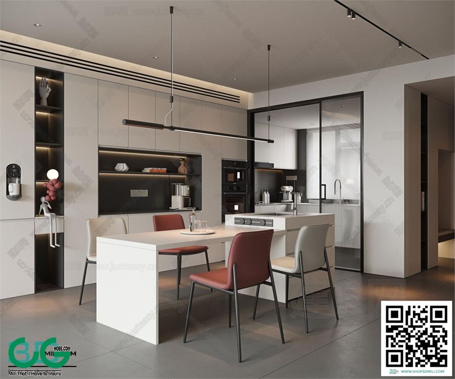 Restaurant Room 3dsmax File 37