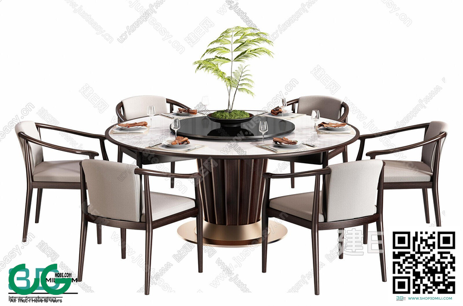 Restaurant Room 3dsmax File 51