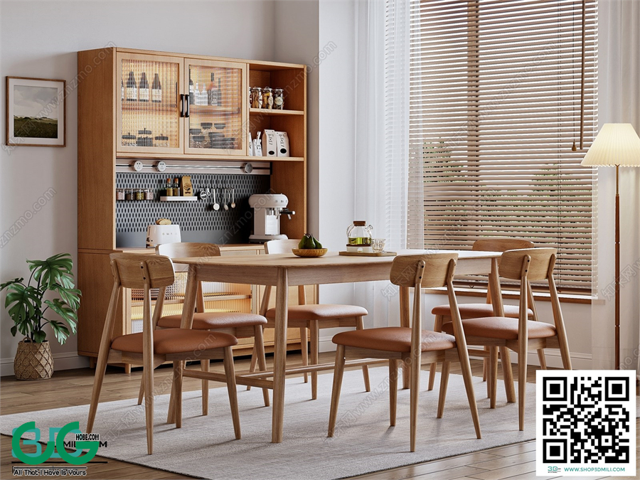 Restaurant Room 3dsmax File 55